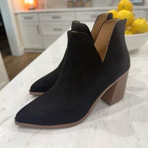 Black Suede Ankle Boots